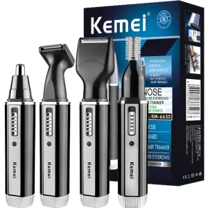 4in1 Rechargeable Nose Trimmer Beard Trimmer for Men Ear Eyebrow Nose