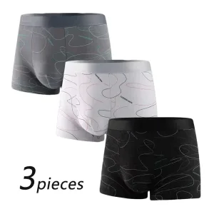 3 Pieces Men Boxers Sports Underwear Underpants Shorts