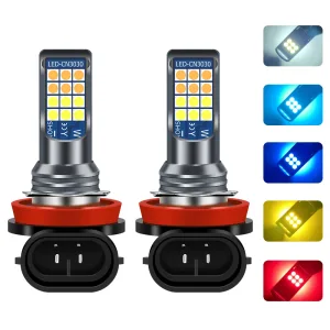 2x Two Colors H11 H8 9006 HB4 HB3 H16 H10 PSX24W PSX26W