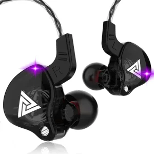 QKZ AK6 Copper Driver HiFi Wired Earphone Race Sport Headphone
