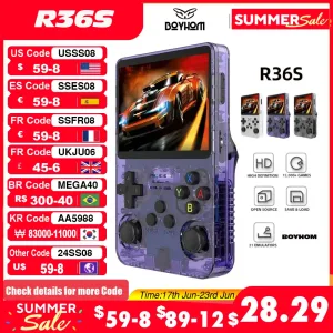 Open Source R36S Retro Handheld Video Game Console Linux System 3.5