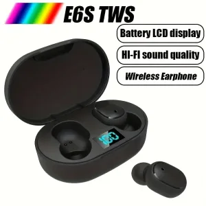 TWS E6S Bluetooth Earphones Wireless Bluetooth Headset Noise