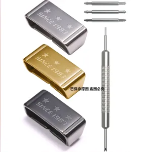 18/20/22/24mm Metal Watch Strap Holder Loop Suitable for Casio