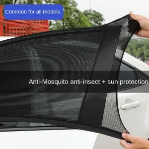 2pcs Car Rear Side Window Sunshade UV Protect Shield