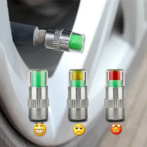 2/4pcs Car Tire Pressure Indicator Tire Pressure Gauge Indicator