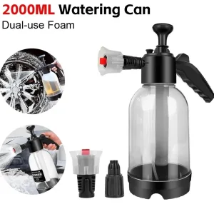 2L Foam Sprayer Car Wash Hand-held Foam Watering Can Air