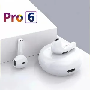 Air Pro 6 TWS Wireless Headphones Fone Bluetooth Earphones Mic