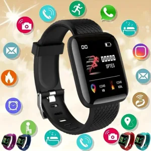 Multifunction Smart Watch For Men Women Kids Message Remind Music